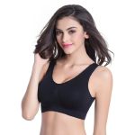 Women black balcony bra
