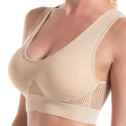 beige plus size maternity bra